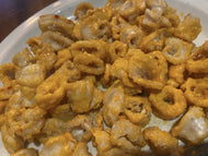 Boom Boom Calamari - Fried Calamari tossed in a sweet and spicy mayonnaise based chili sauce.