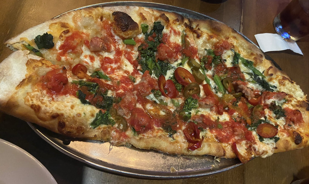 pizza123　アベレージジョー5.3 Broccoli Rabe Pizza Menu, Sausage Pie Delivery, Cherry Peppers Pie