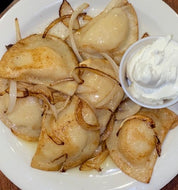 Perogies with sauteed onions