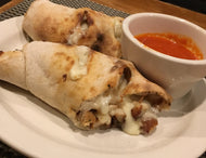 Chicken Roll with a Side of Marinara