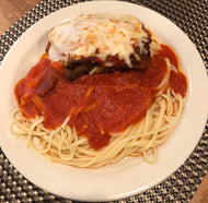 Eggplant Parm Side of Linguini