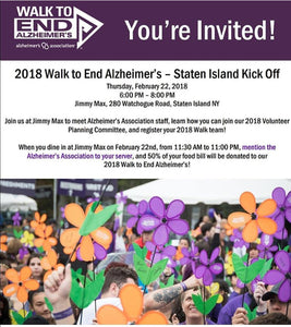 Raising Dough™ Fundraiser for 2018 Walk for Alzheimer's