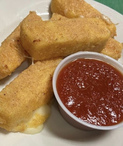 Gf Mozzarella Sticks with  side of marinara sauce