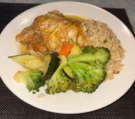 Flounder Francaise - Pan sautéed and egg battered flounder with a white wine, lemon and butter sauce.