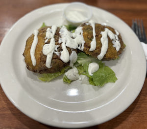 Broccoli and Cheese Pattie