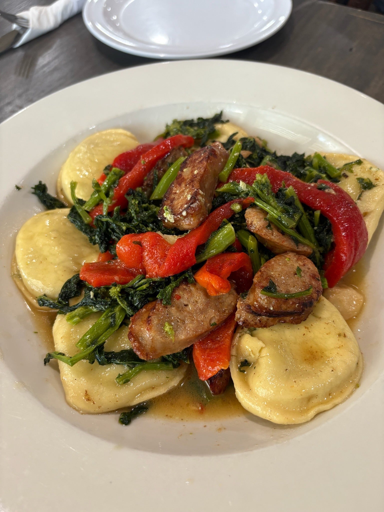 Broccoli Rabe Raviolis, Pasta Sausage Delivery, Ravioli Italian Menu ...