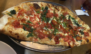 broccoli rabe sausage hot cherry peppers bar pie