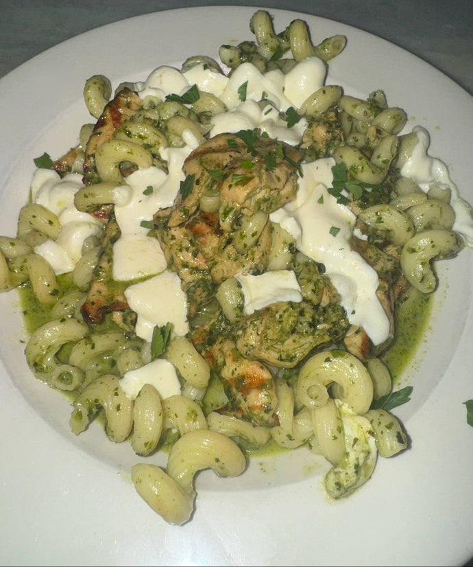 Cavatappi Chicken Pesto