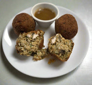 Chicken Marsala Rice Balls