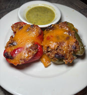 On the Specials Menu this week is a delicious Taco Stuffed Pepper - Peppers stuffed with a taco seasoned ground beef, beans and topped with melted cheddar cheese. Served with a side of cilantro lime ranch dressing.