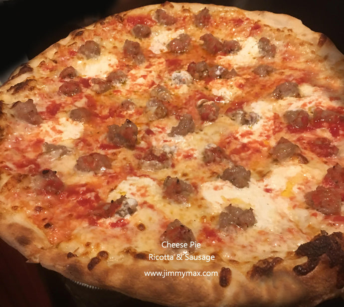 Ricotta Sausage Pizza