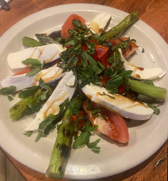 Grilled Portobello & Asparagus