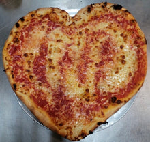 Heart Shaped Cheese Pizza
