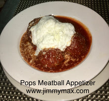 Jimmy Max Meatball Appetizer