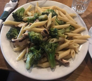 Penne Pasta with Broccoli Garlic and Oil